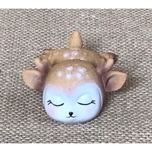 Elf Deer Resin Figurine Lying Flat Storybook Fairytale Fantasy Whimsical Kitsch